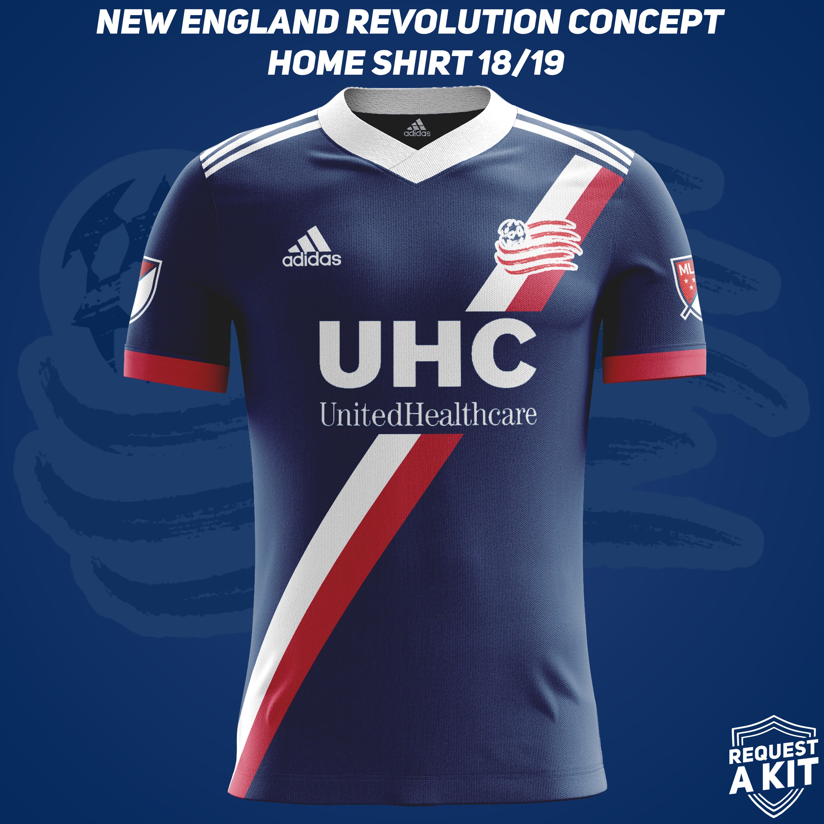 Kit Design, by eroj: 1996 New England Revolution