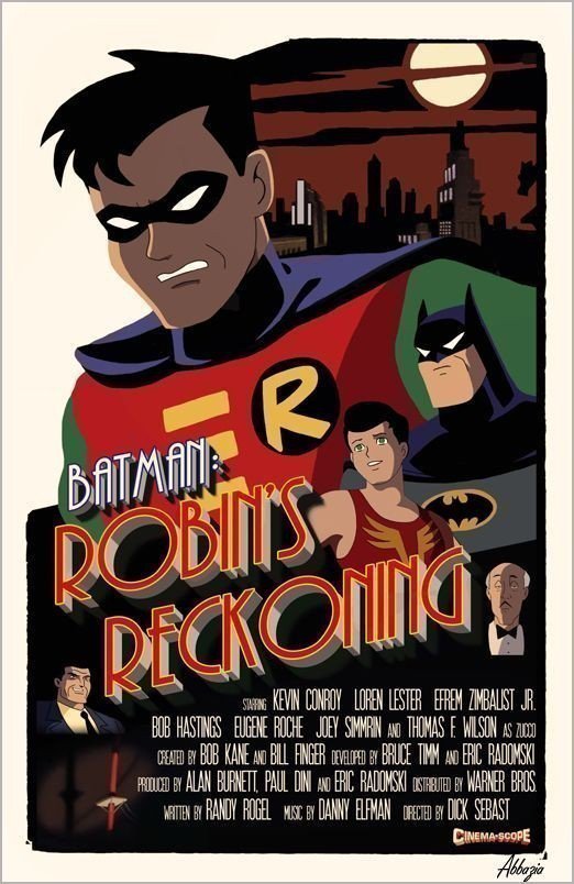 BTASWiki's tweet photo. Robin's Reckoning, Part 1 - Emmy Award Winner for Most Outstanding Half Hour or Less Program.
It aired today, 25 years ago!
Poster by Abbazia
#BTAS25 https://t.co/Okg6UvcTok