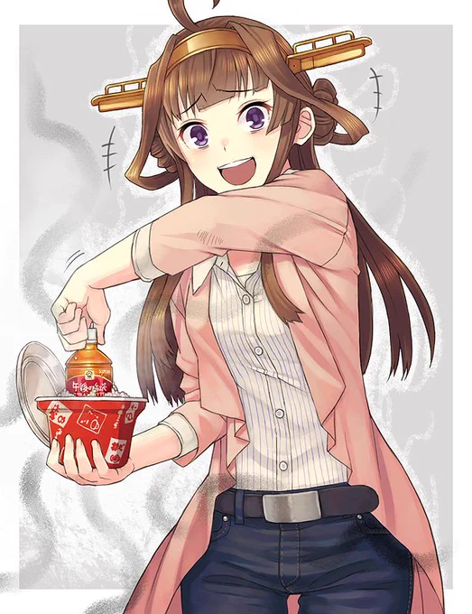 #軽い気持ちで描いたら思った以上に反響があった絵
金剛ちゃんの悪ノリ絵はだいたい予想以上です。 