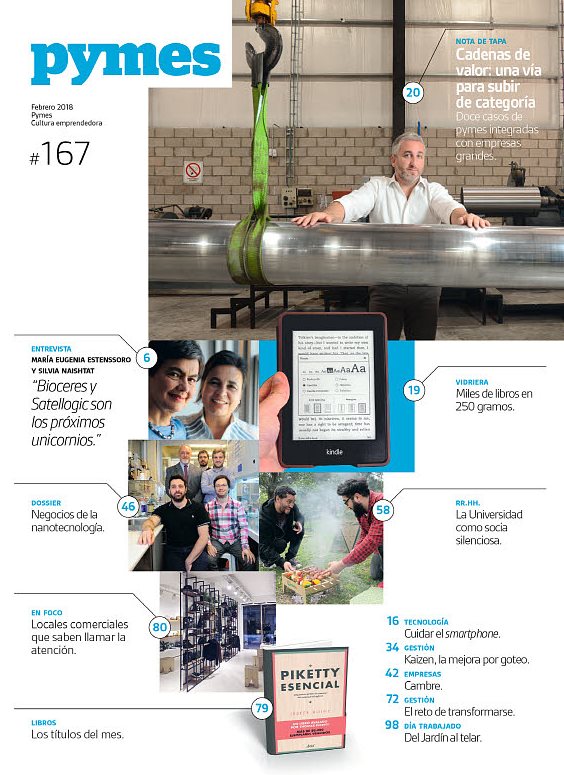 PYMESrevista's tweet photo. Mirá de todo lo que hablamos en Revista Pymes de febrero: https://t.co/VTqCdJZkr3