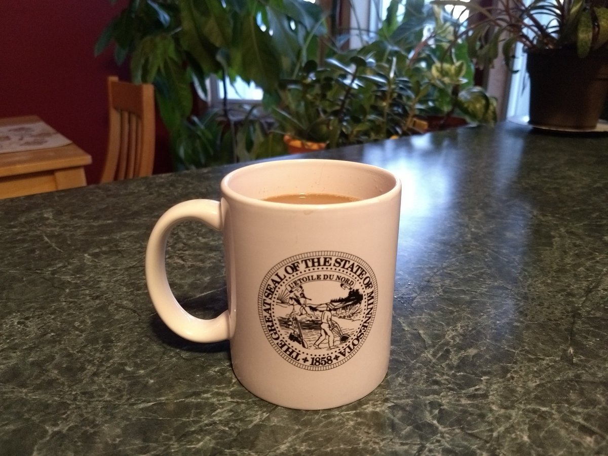 RogerForDuluth's tweet photo. This morning coffee is dedicated to @Tim_Walz. Congrats on the #Caucus2018 win!  Proudly supporting #TeamWalz. "GreaterMN candidate for a greater Minnesota." https://t.co/ElZgqRygVx