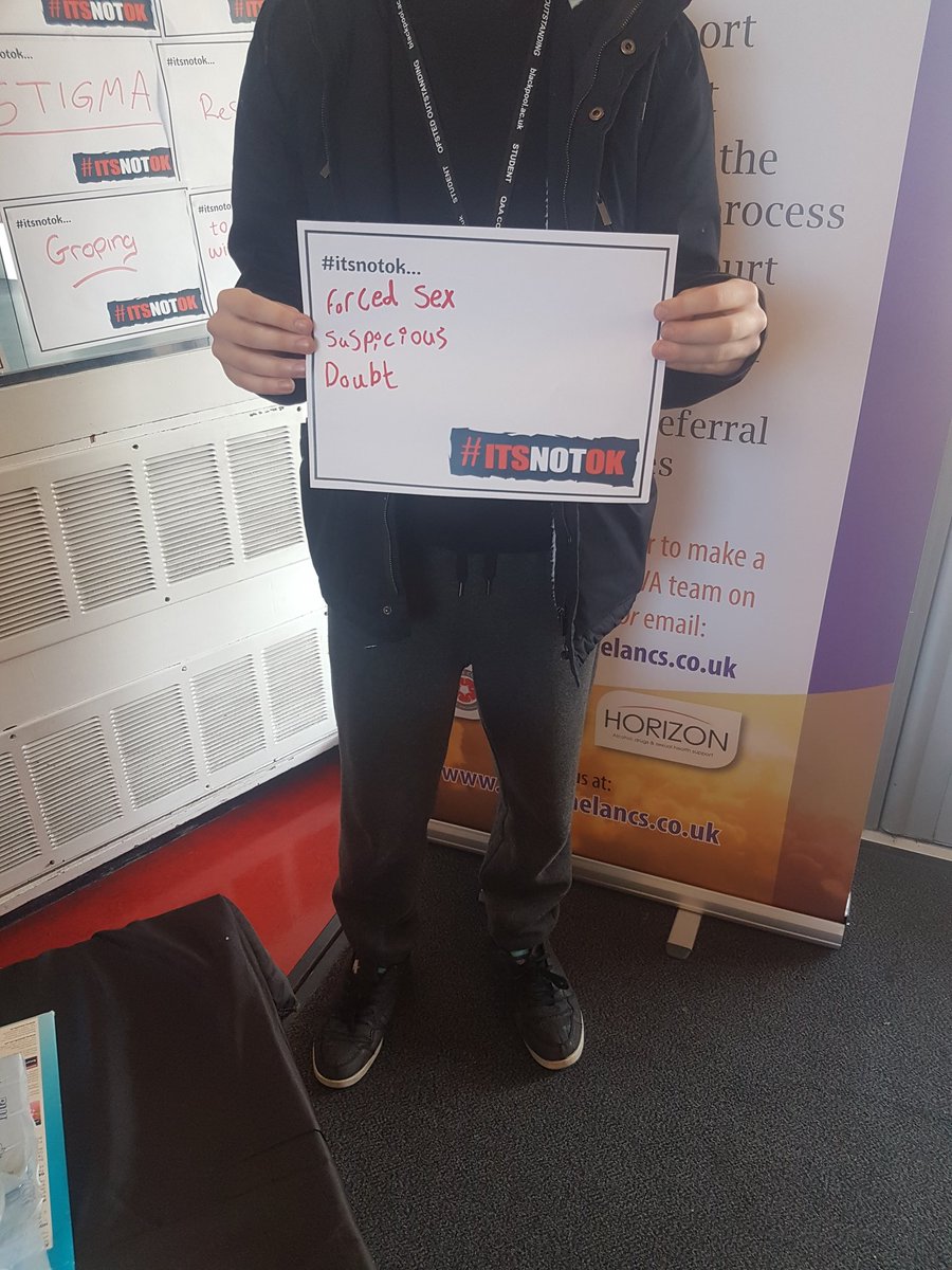 cisvabpool's tweet photo. Great input again from the @b_and_fc students, this time at the Gateway campus @RenaissanceDLL #itsnotok2018 #isva #sexualabuseandsexualviolenceawarenessweek https://t.co/lekt1j8jIq
