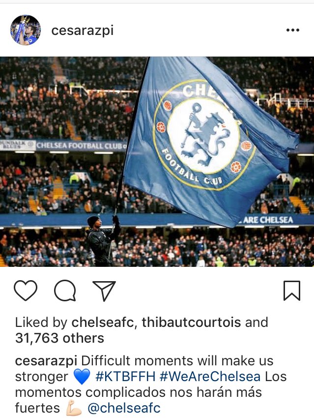 siphillipssport's tweet photo. My Captain, @CesarAzpi 💪🏼💙 https://t.co/ou7lRj80D6