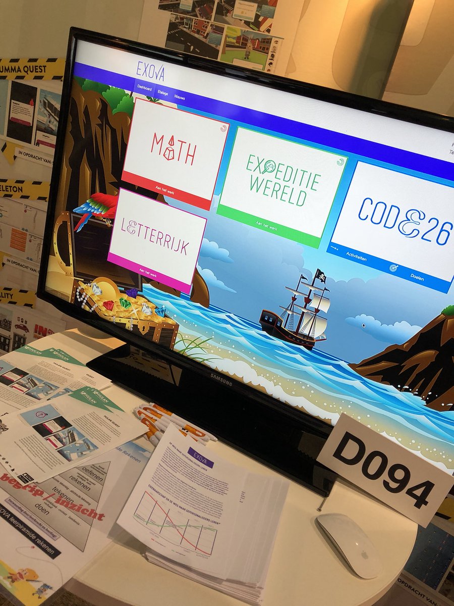 RobHulsen's tweet photo. Samen met @HulanStudio en @EXOVA_NL op @IPONevent  #gepersonaliseerdleren #gamification https://t.co/FqliHIrxPP