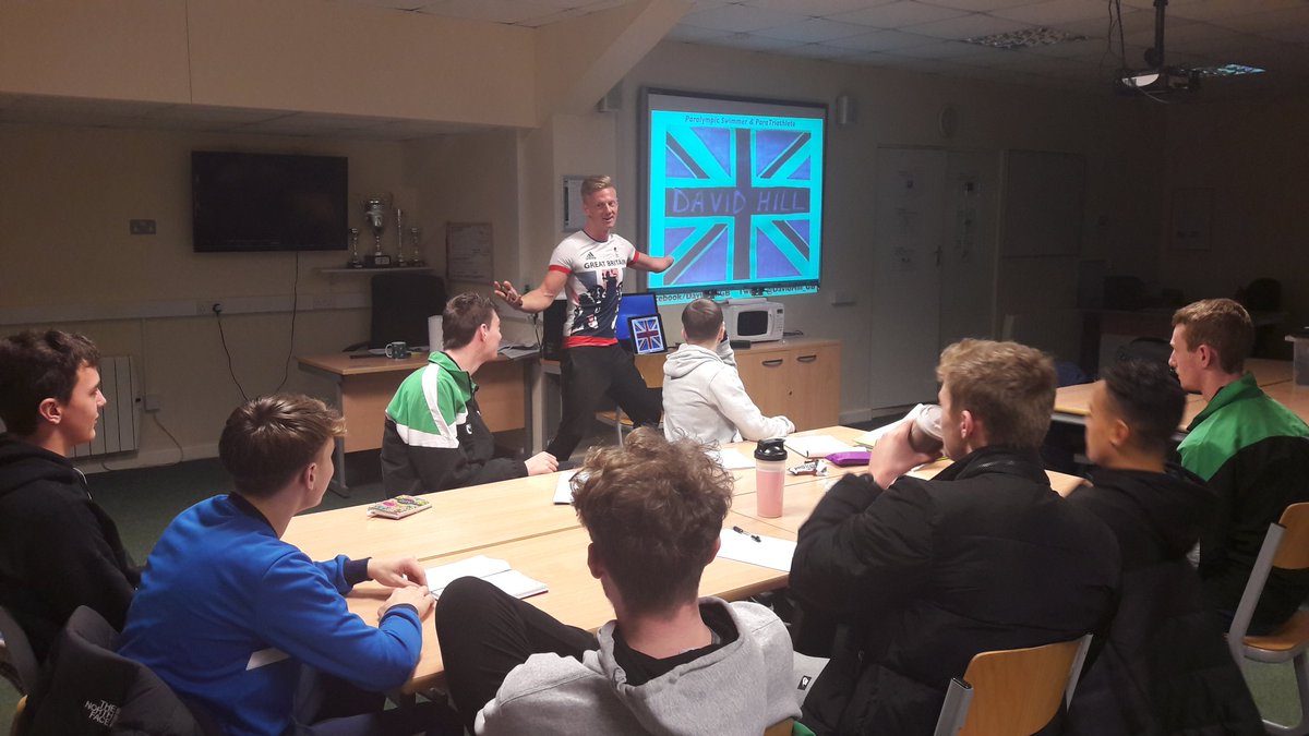 Great talk from Dave Hill today about his journey to be a Paralympian <a href="/coach_devon/">Coach Core Devon</a> @activedevon <a href="/WeAreCoachCore/">Coach Core</a>