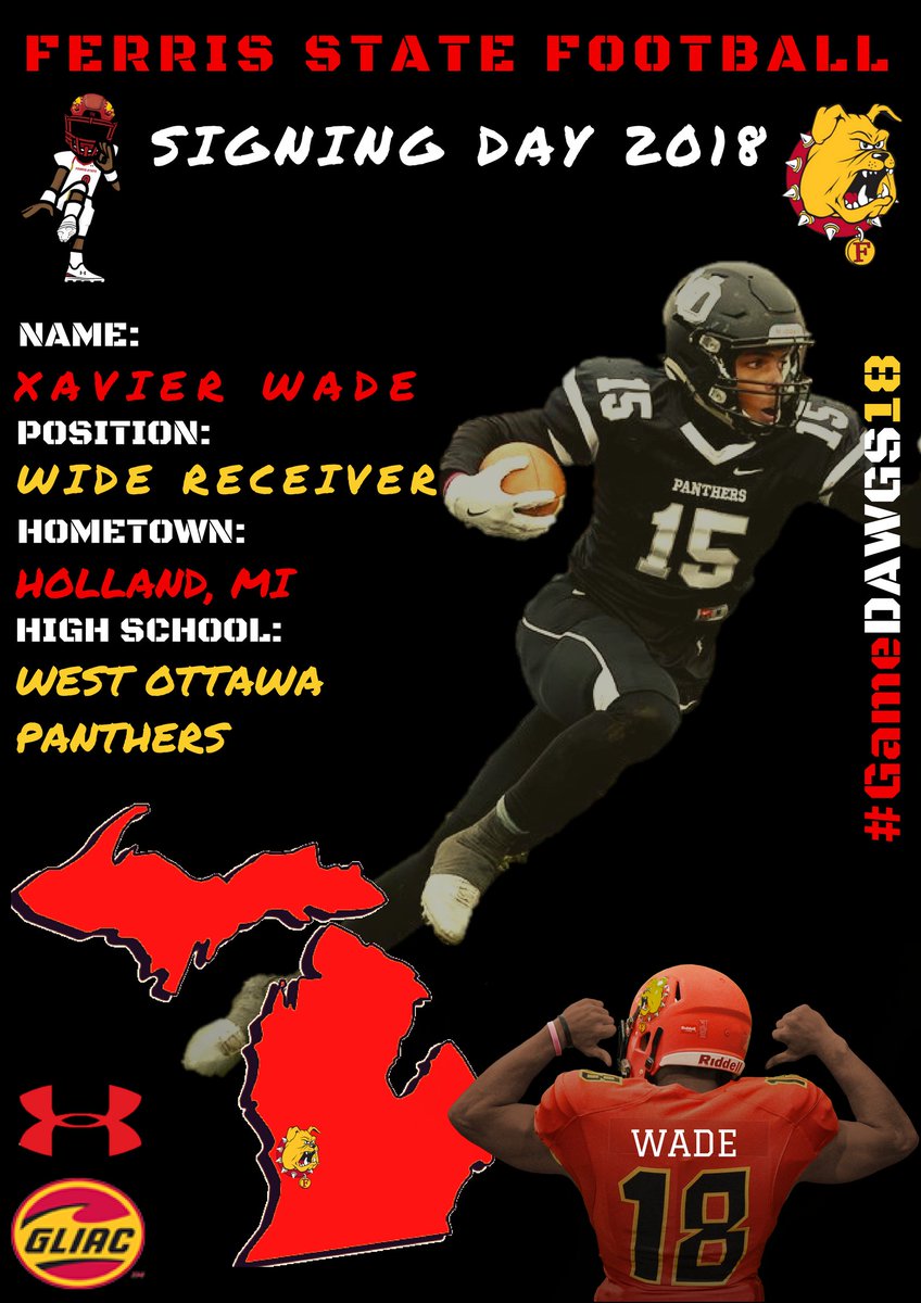CoachAnnese's tweet photo. He is going to play for @FerrisMBBALL as well as @FerrisFootball, I am please to announce @eehhxx_ is officially a #DAWG! #GameDAWGS18 ๐ถ https://t.co/YtRb88C4PA