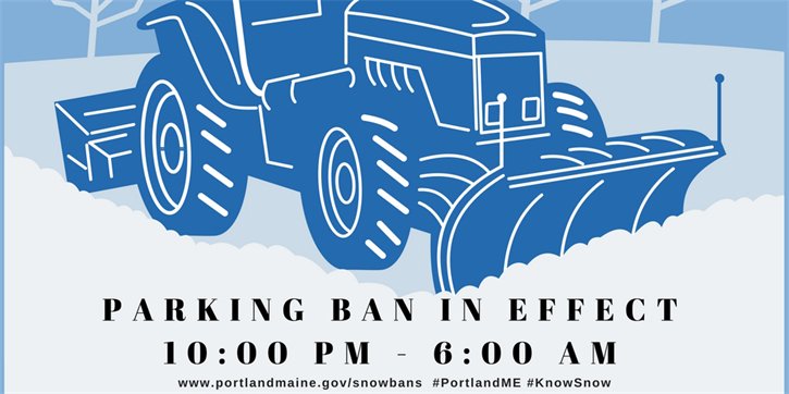 CityPortland's tweet image. Citywide Parking Ban Declared Tonight,
 Feb 7 at 10PM - 6AM Thurs,
 Feb 8. FMI: goo.gl/n2dN6q #PortlandME #mewx