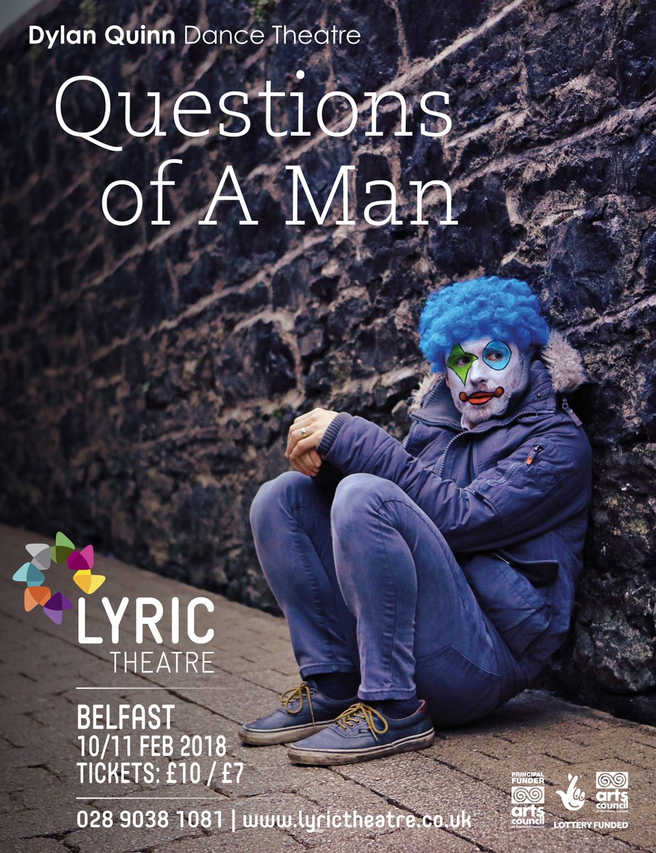 dqdancetheatre's tweet photo. We seek to make art work in &amp; from NI's most westerly &amp; rural county. We continue to do this in difficult times. #QuestionsofAMan will be presented @LyricBelfast  10/11th Feb. #supportlocalarts #ArtsMatterNI @ArtsCouncilNI Tickets available via https://t.co/DzjvO1Yjb1 https://t.co/exQDkF7xch