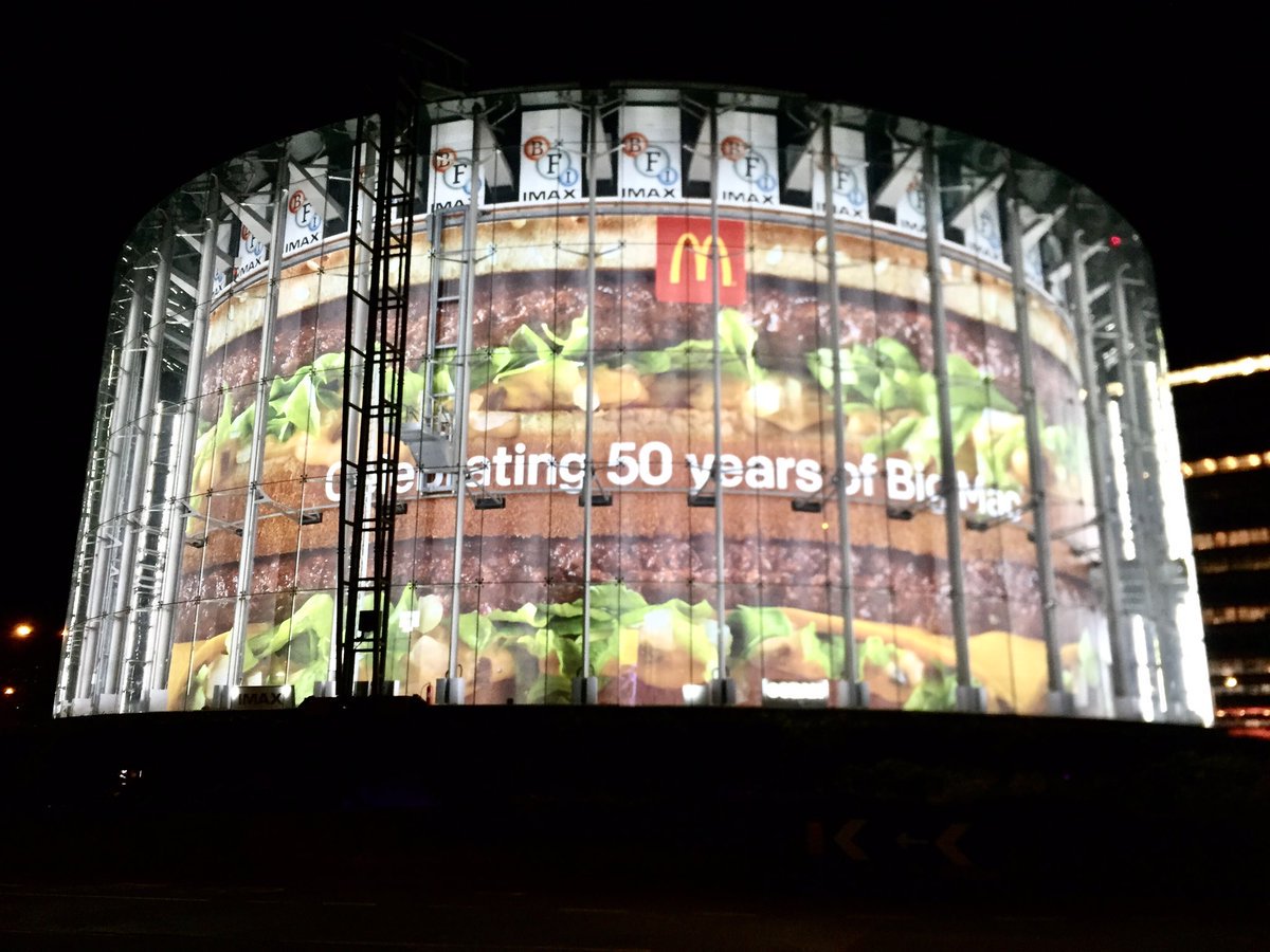 🍔 PR Stunt of the Day: McDonald's turn the IMAX into a giant Big Mac to ...