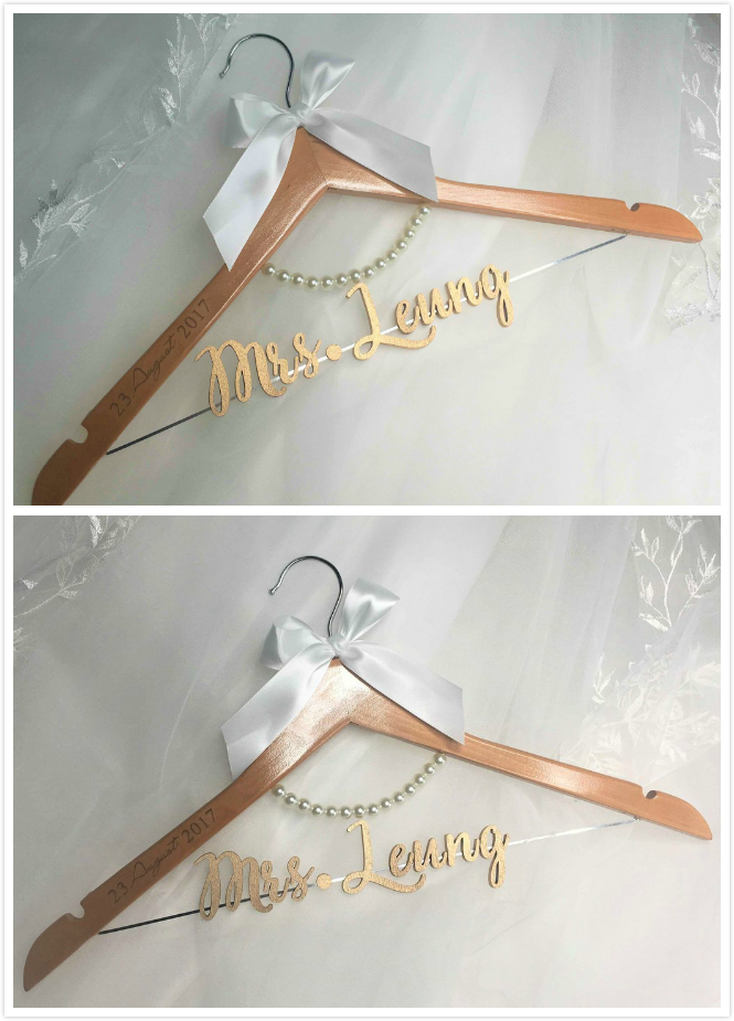 dhangers_com's tweet photo. Top quality bridal hangers with ivory pearl chain, personalized with the bride's future last name.  It's such a sweet touch for wedding photography.

#weddingdress #weddings #bridetobe #giftforwomen #bridesgift #weddinginspiration #handmade #Bridesmaids https://t.co/BJUXyC3ePW