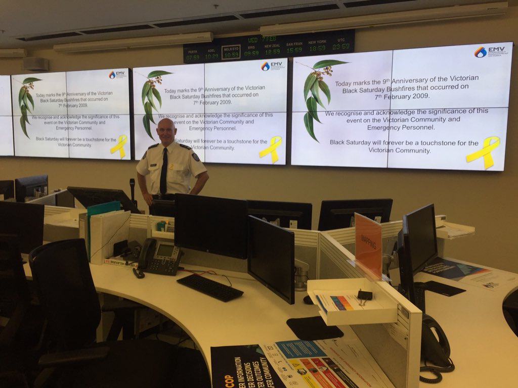 Today, the 9th anniversary of the 2009 Black Saturday Bushfires in VIC, we stopped to remember the 173 people who lost their lives, the 400 injured and many affected by this tragedy. We also thank all emergency services who offered endless support to those in need. #weworkasone