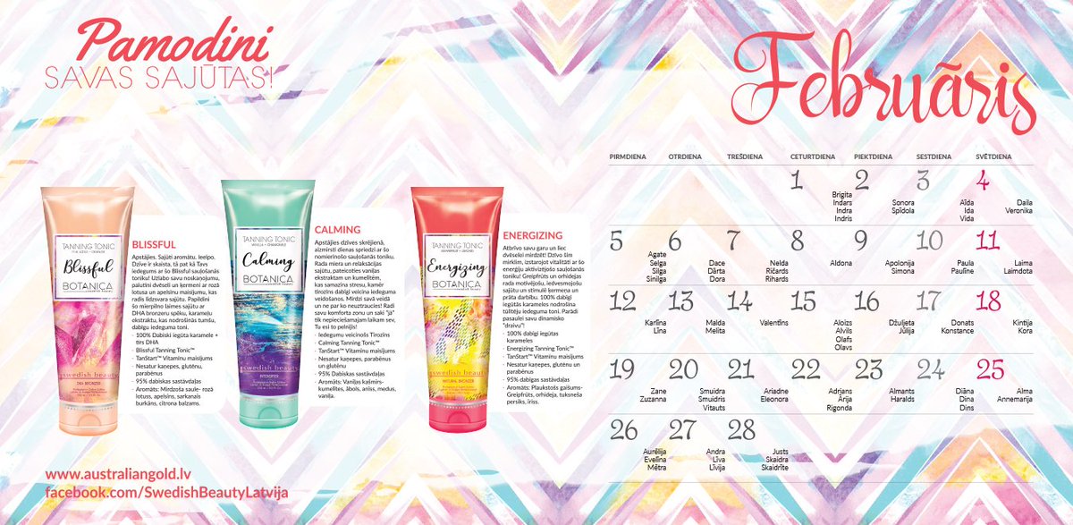 Februāra kalendārs!