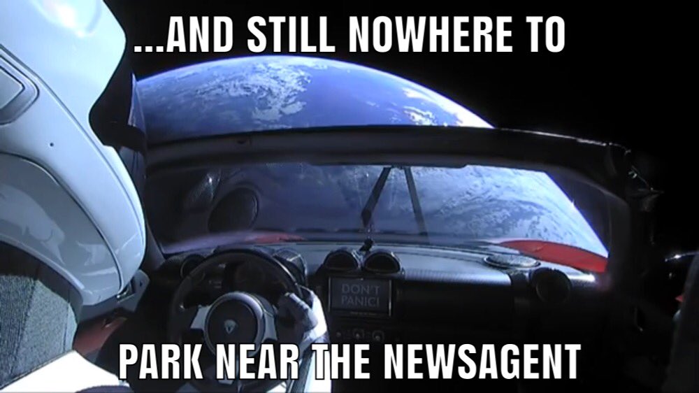 PaulGledhill's tweet photo. #Starman #starmeme https://t.co/QXxrgMutgl