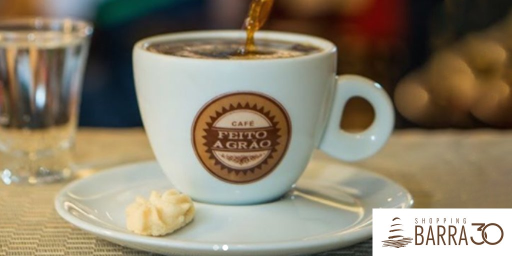 ShoppingBarra's tweet photo. O dia só começa depois de um bom café! ☕

Feito a Grão | L2 Praça Central https://t.co/EHUSQLb32o