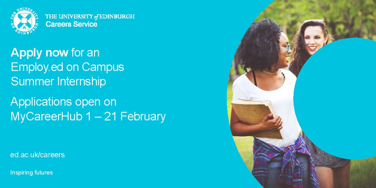 uoessps's tweet image. Looking for an internship this summer? Employ.ed on Campus offers UG 2nd and penultimate students the chance to work in University departments and complete an Edinburgh Award.  Apply now &amp;gt; ow.ly/U3Fd30icRrv
#experienceworks #employedoncampus