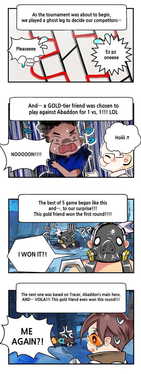 veritedebuisson's tweet photo. VeriteWatch Ep. 15: Comics on playing the Overwatch 1v1 tournament
Unexpected results are so interesting! :D
#Veritewatch #Overwatch #Roadhog #Tracer @AbaddonOW #Effect https://t.co/OKrZBudRs3