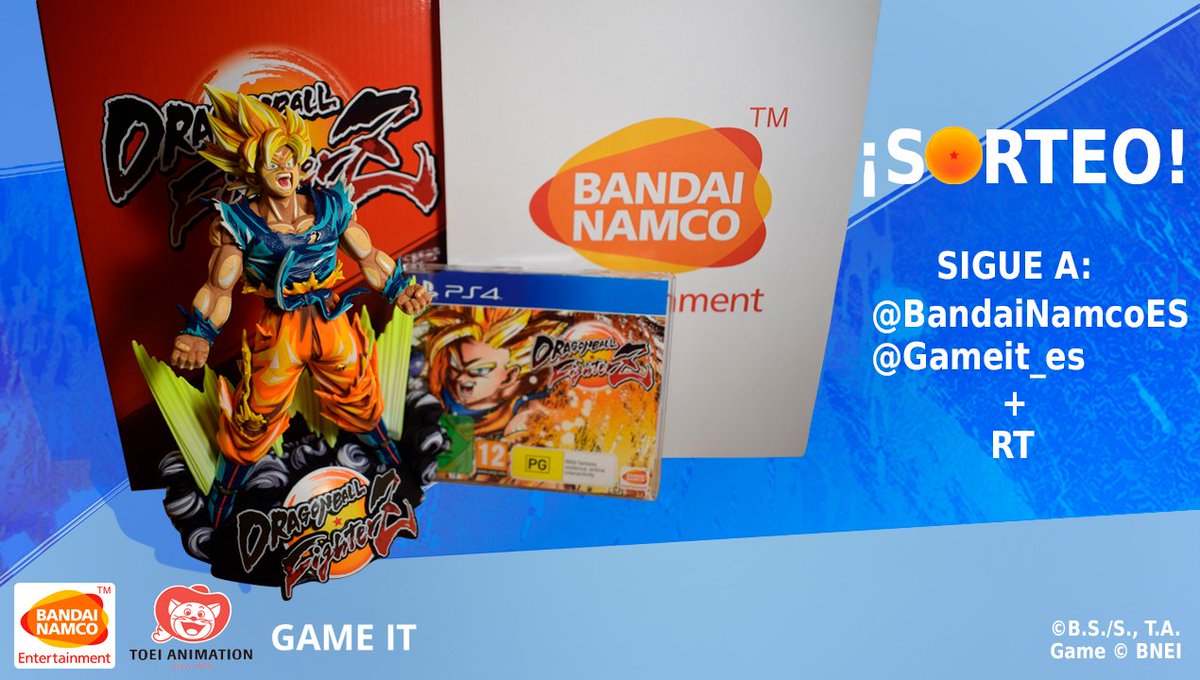 gameit_es's tweet photo. Últimos días para participar en nuestro sorteo con @BandaiNamcoES de la figura de la edición de coleccionista de #DragonBallFighterZ + juego en #PS4, ¡que si no la queréis le hacemos un hueco en la redacción y no pasa nada! https://t.co/U7tWIXAUpi