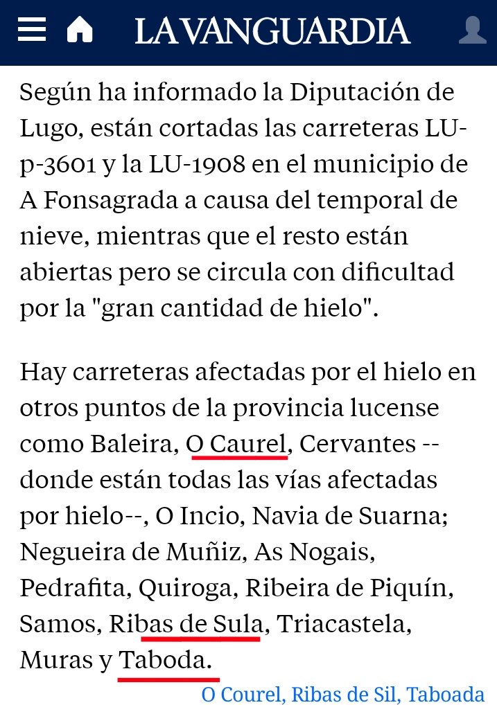 ToponimoGalego's tweet photo. #TopónimoDeturpado's?
por @LaVanguardia e @EPGalicia ?
Non tanto = #trapallada
#OCaurel = #OCourel
#RibasDeSula = #RibasDeSil
#Taboda = #Taboada
https://t.co/IrX9JAZNHe https://t.co/LdFIeYZU5a