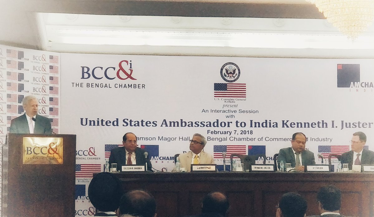 @AmchamIndia #USAmbassadortoIndia #Indo-US #BengalChamberOfCommerce #InteractiveSession #India #USA