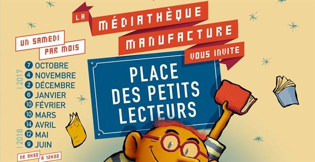 cc_stsebastien's tweet photo. #Événement : Samedi matin, rendez-vous placette Yves Rocher pour une nouvelle édition de #PlaceDesPetitsLecteurs, le salon de lecture de la Médiathèque Manufacture pour le jeune public 📚 https://t.co/ewBd5et7Tu