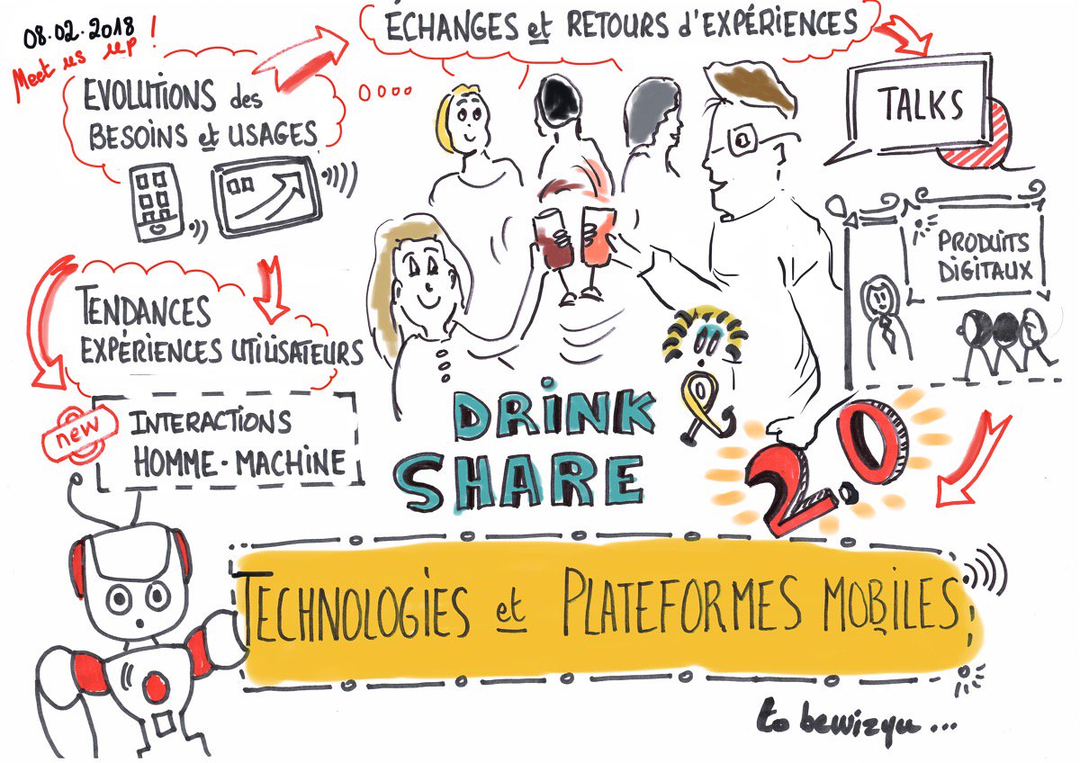 Vous pouvez encore "bewizus" demain soir à partir de 18H30 à l'espace Connecting Place, 1 boulevard Salvador Allendé pour un moment de partage autour des technologies et plateformes mobiles !!
Inscription Ici :) urlz.fr/6wCn