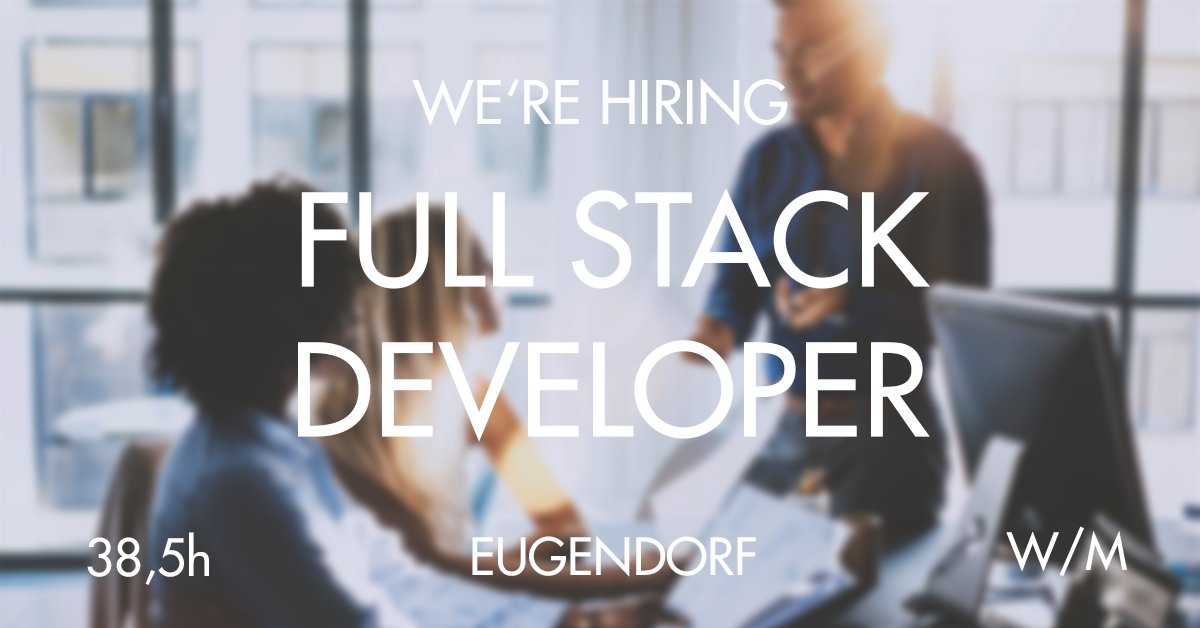 mtms_solutions's tweet image. Wir benötigen Verstärkung für unser Developer-Team!
Details findet du hier: mtms.at/fullstack