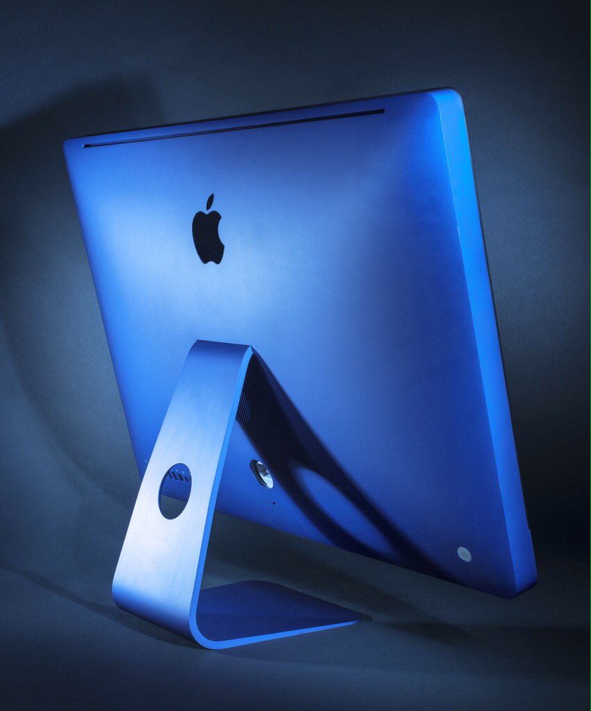 MactasticUK's tweet photo. Get a #blue #Apple #iMac from https://t.co/Qbb5HlUSul and stand out from the crowd. #WednesdayWisdom #brand #tech #logo #design https://t.co/fkKyJEKNX5