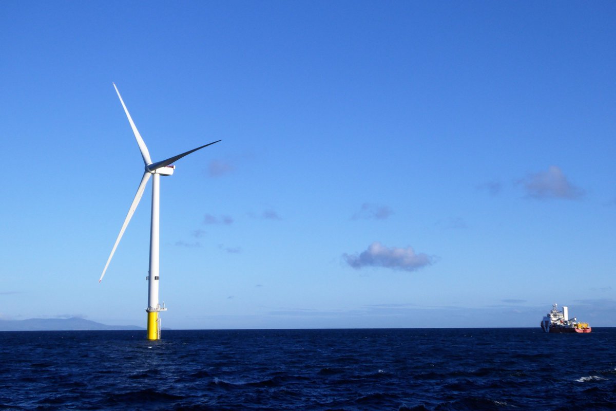 OrstedUK's tweet photo. 9th turbine now in at Walney Extension means the UK has reached an amazing 7.5GW of installed offshore wind power capacity!!🙌And there's more green energy to come! https://t.co/238LxRK2kF