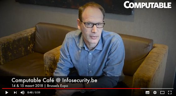 ComputableB's tweet photo. Computable opent voor een tweede keer een café tijdens de gecombineerde ict-vakbeurs @InfosecurityBE en @DncExpoBE 2018 in Brussels Expo. Hoofdredacteur William Visterin geeft in de video alvast zeven redenen om op 14 of 15 maart langs te komen: https://t.co/x9wDDY6tkP https://t.co/VSxQaKD20T