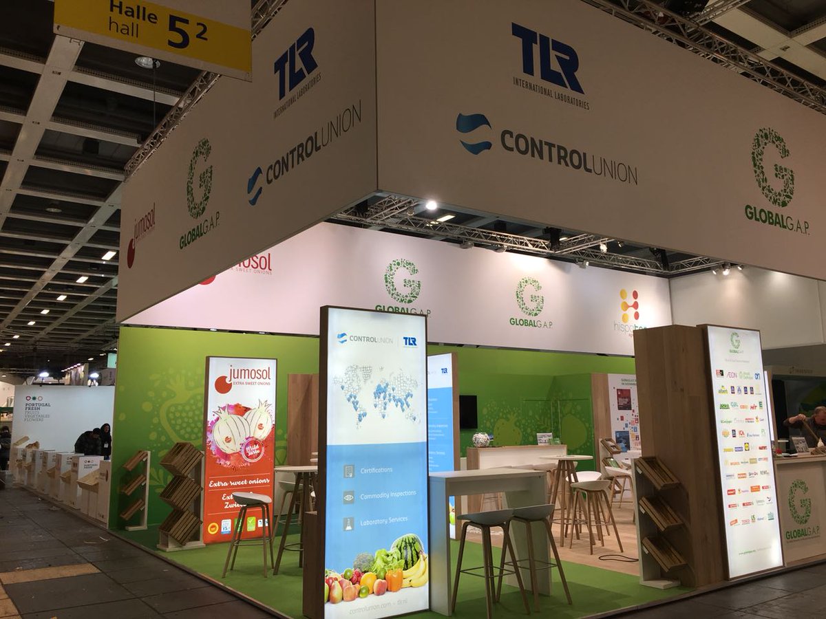 GLOBALGAP's tweet photo. Visit our booth at Fruit Logistica 2018. We are in hall 5.2. Booth D 08 https://t.co/AVaOhYDe47