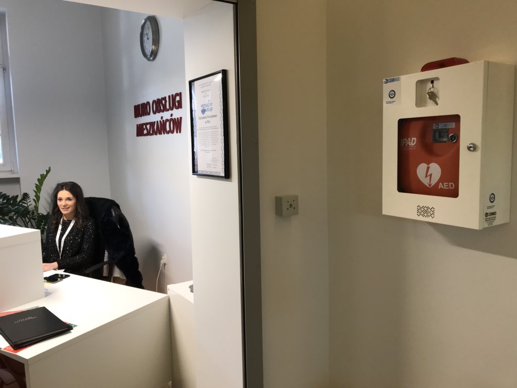 Od dziś w Starostwie Powiatowym w #Piła #defibrylator #AED <a href="/powiatpilski/">Powiat Pilski</a> #PierwszaPomoc