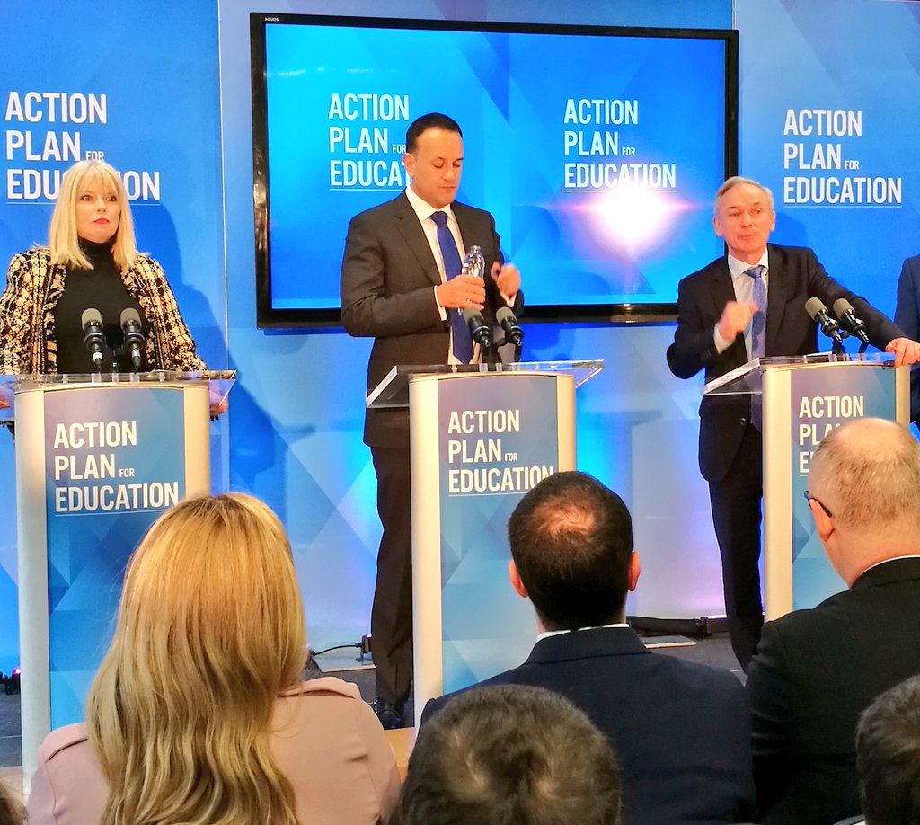 EoinKCostello's tweet image. #Innovation and #Leadership are a strategy priority. Springboard + 2018 will be offering courses for the first time to those in employment. Minister @RichardbrutonTD at today's launch of the Action Plan for Education 2018 #innovation #Education #skills #Training