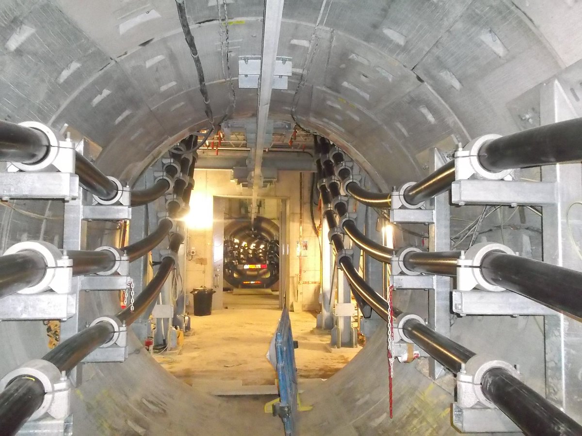 nationalgrid's tweet photo. London Power Tunnels open for business, housing 200km of cables to meet the capitals power needs into the 21st century. #Londonpowertunnels https://t.co/wg21MxfAHd