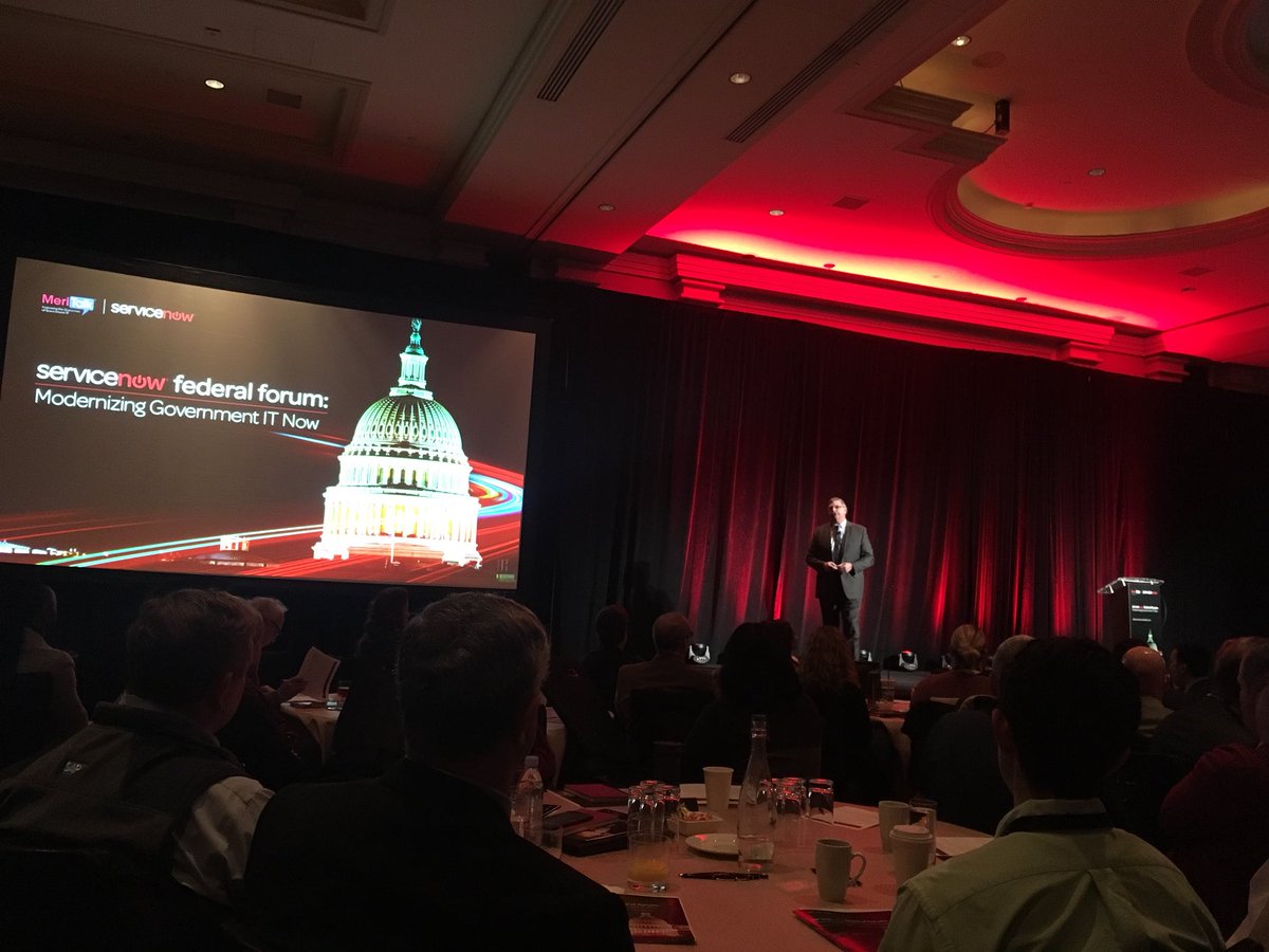 #ServiceNowFedForum being kicked by Bob Osborn. Looking forward to a great day.  <a href="/CSRA_inc/">CSRA Inc.</a> #ThinkNextNow