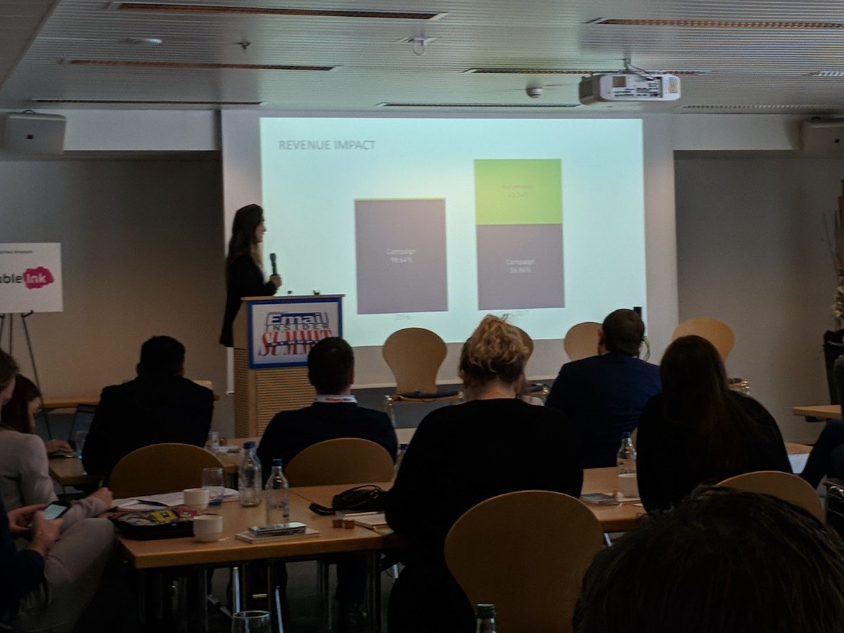 EmailDanJak's tweet photo. The shift that every company needs. Automated email programmes rather than manual campaigns. Great presentation from Jalna from @Cheetah_Digital #MPEIS https://t.co/THGhx9Zmde