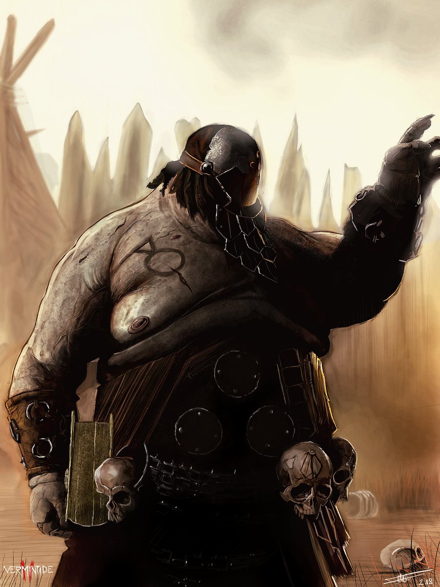 fournelcedric's tweet photo. #Nurgle's #sorcerer. Based on @VermintideGame 2 screenshot. @fatsharkgames @GamesWorkshopFR. #digitalart. Made with @GIMP_Official and @wacom 's tablet. I've also used nice @gmic_ip filters. Cheers https://t.co/0mFfU78ceP