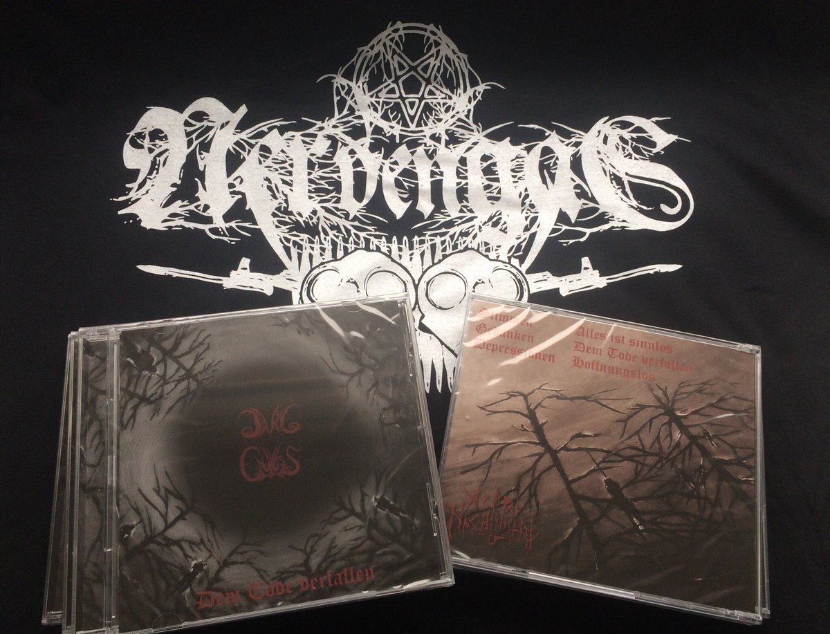 Nervengas's tweet photo. Dark Endless - Dem Tode verfallen CD

Misanthropic Black Metal from Germany

—> https://t.co/g4PO3YQrqF

#Nervengas #NervengasMailorder #NervengasVersand #BlackMetal #BlackMetalShop #DarkEndless #GermanBlackMetal #BlackMetalGermany #BlackMetalGermania 
#MisanthropicBlackMetal https://t.co/VCnMyggl2t