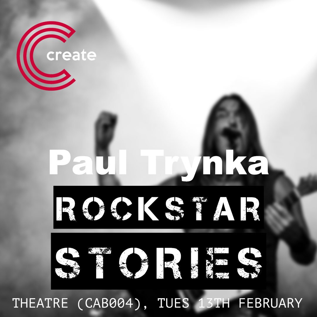 USWCreative's tweet photo. Come and meet the man responsible for the acclaimed biographies of David Bowie, Iggy Pop and Brian Jones! Paul Trynka talks about his music journalism and industry experience. Not to be missed for aspiring music journalists! #USWCreate @USWCreate https://t.co/uY5h5Ggy1f
