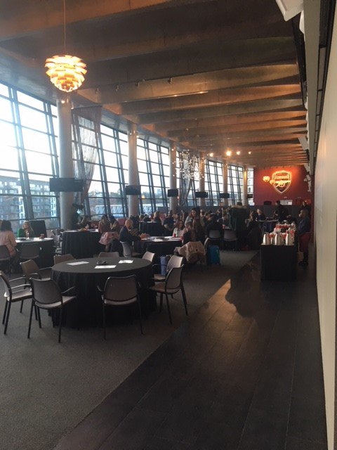 eminocco's tweet photo. Kicked off our biggest ever Kantar Worldpanel Graduate Assessment day at the Emirates Stadium! A huge good luck to the candidates, and a massive thank you to our assessors. https://t.co/ScMUl9bMXj