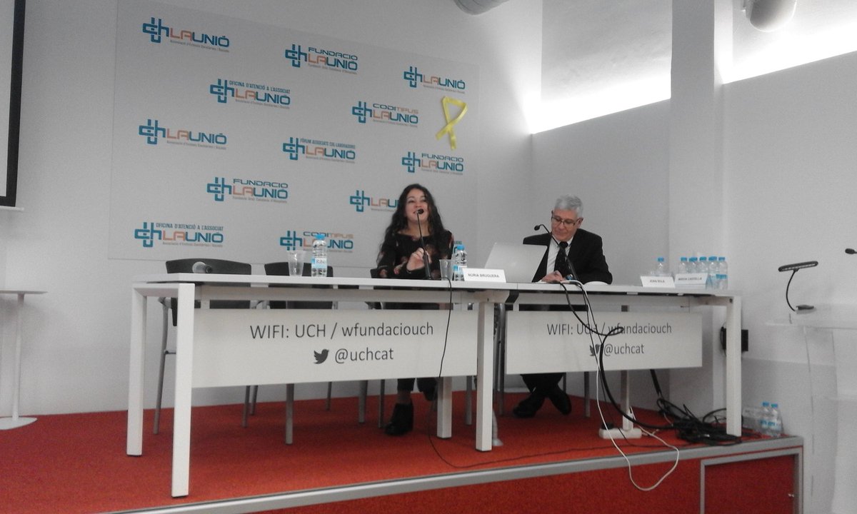 uchcat's tweet photo. Núria Bruguera, de Pedra Serrada @fsmhospital, explica com NECPAL-ICO ajuda a identificar demències avançades. #BenchInnovacio https://t.co/P6xioZ4Y1o