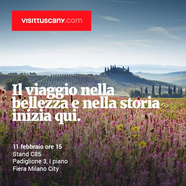 VisitTuscanyITA's tweet photo. La Toscana protagonista alla #bit2018! Partecipa alla presentazione di https://t.co/UK5tCNoKLz, il nuovo portale turistico che raccoglie consigli e spunti di viaggio. Ci vediamo domenica 11 febbraio alle ore 15.00 ➡️ https://t.co/iAEMqVDy6f #latoscanaallabit2018 https://t.co/jmrThfQVAk