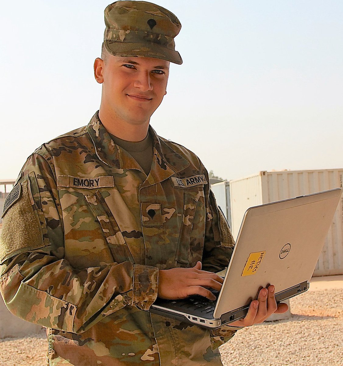 “I joined the Army to take advantage of better opportunities and to increase my professional skills.” -Spc. Tyler Emory supports #Soldiers in #Cameroon with network, satellite and radio operations. #WWSW #WhyWeServeWednesday #ClimbtoGlory