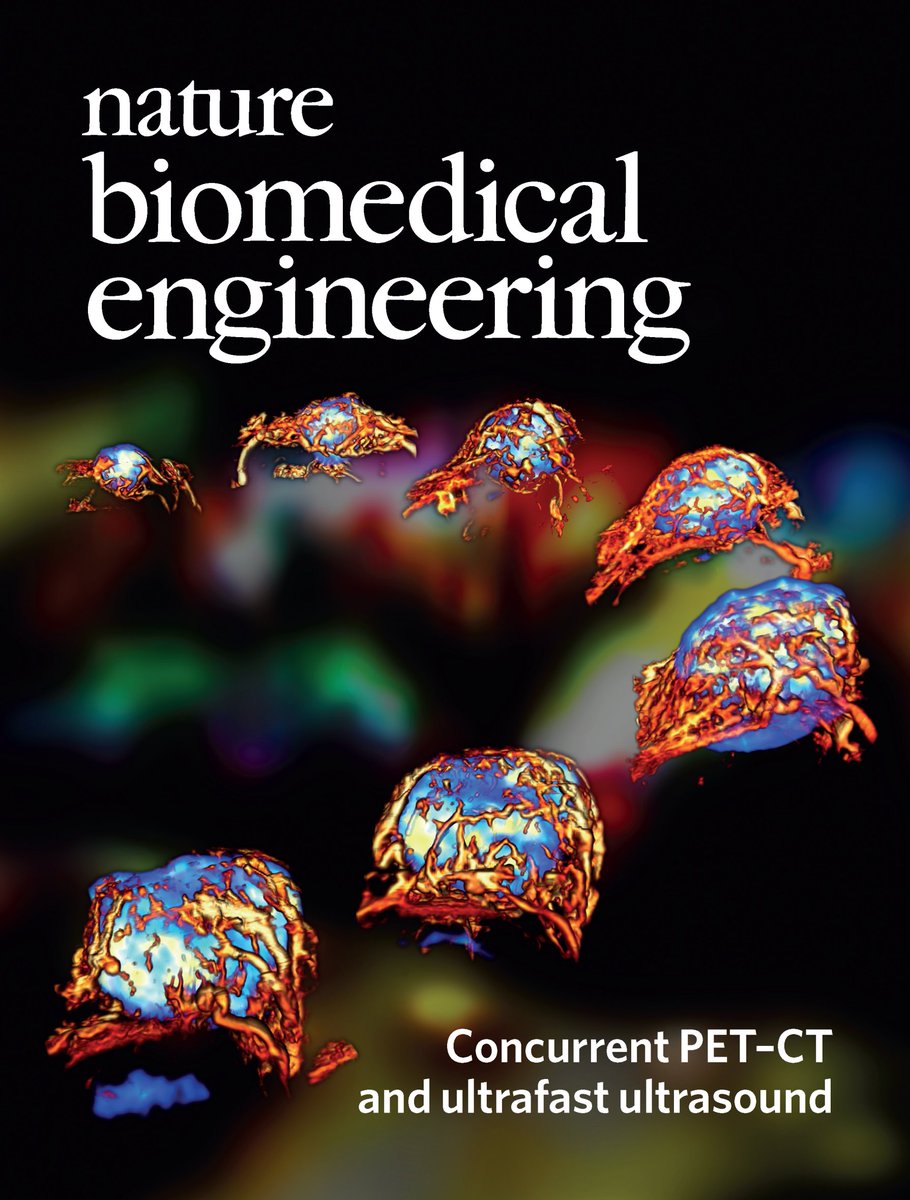 Nature Biomedical Engineering on Twitter: "The February cover illustrates the simultaneous imaging, via PET-CT and ultrafast ultrasound, of metabolism and vasculature in a growing tumour. https://t.co/vfim1wF9CA [Paper] https ...