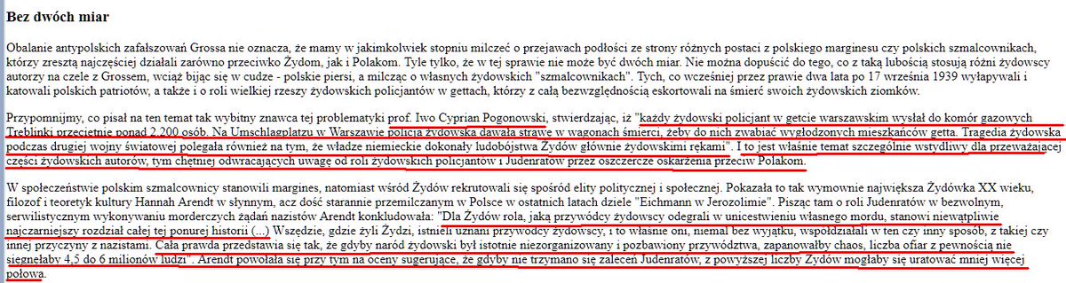 Albert301271's tweet photo. "............Tragedia żydowska podczas drugiej wojny światowej polegała również na tym, że władze niemieckie dokonały #holocaust -u Żydów głównie żydowskimi rękami". I to jest właśnie temat szczególnie wstydliwy dla przeważającej części żydowskich autorów.
https://t.co/J3cko67bkH https://t.co/Pcw1Kvs4TT