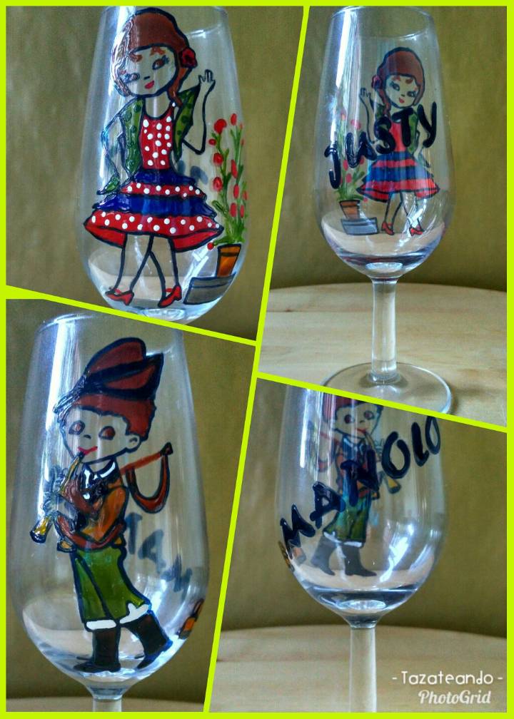 tazateando's tweet photo. Buenos días tazateanderos, como va la mañana, la nuestra muy bien, aquí tenéis nuevas cositas, catavinos para una pareja muy especial, un gallego y una sevillana, decirnos di os gustan https://t.co/ZQijiwCz0O