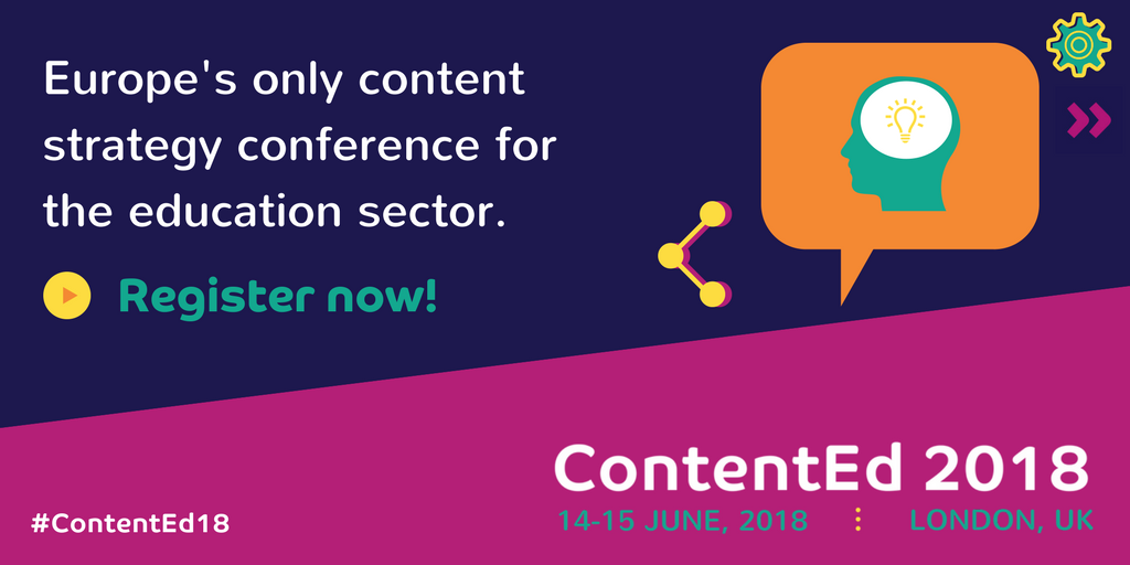 hecomms's tweet image. The HE Comms community has merged with @ContentEdLive. ContentEd is an annual conference and community for those who work with content in the education sector.

Join the conversation at @ContentEdLive or sign up for our newsletter: bit.ly/2Eal9QP