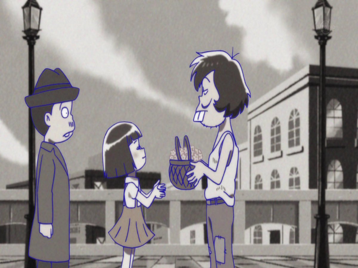 こりたん On Twitter アニメ おそ松さん 今回はイヤミが目の見えない少女を助けるエピソードでしたが 最初から最後まで涙が止まりませんでした おそ松さん始まって以来の最高傑作だと思う 秀作 チビ太も最後立派だった おそ松さん アニメ 最高傑作