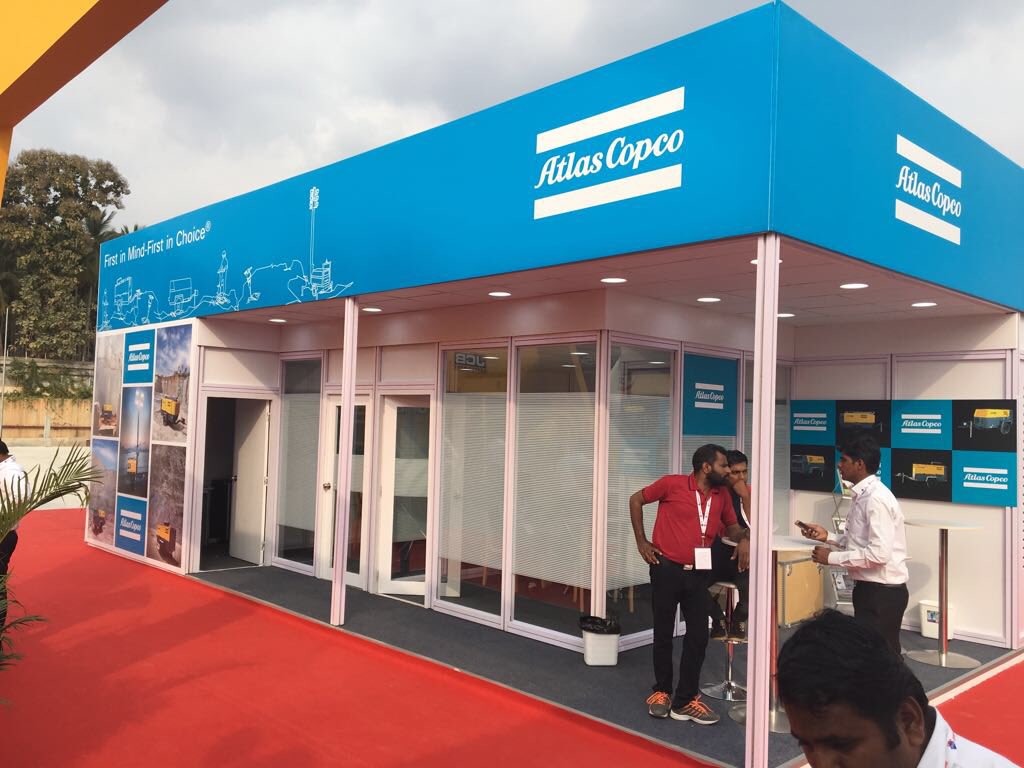 AtlasCopcoIndia's tweet photo. Here's a glimpse of Day 1 at #STONA2018. Come join us to experience our innovative products, high-level customer interactions, and positive energy flow at our stand to heighten the STONA2018 experience. #ShowTheEnergy #CreateWithSustainability https://t.co/nkCGvz5dQU https://t.co/WMWJJwqLe6