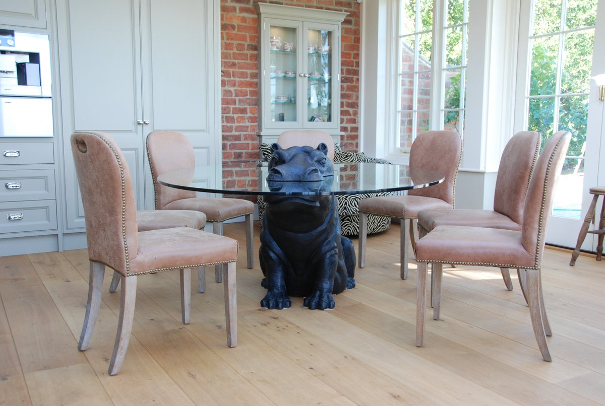 MStoddartDesign's tweet photo. As the Cheeky Hippo Coffee Table has proven very popular recently, we thought we’d give his big brother some more attention! Take a look at the very handsome Cheeky Hippo Dining Table which can seat between 6-16 people! https://t.co/34hV4v8h1O #hippo #hippotable #markstoddart https://t.co/bCzBwyiHRN