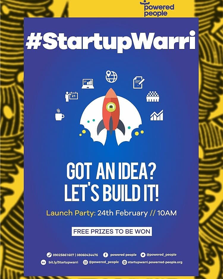 powered_people's tweet photo. You don't have to stay on the side anymore or wish forever.

This is a great opportunity, don't miss out, apply now.

https://t.co/b5zUq8RnT2 

#startupwarri 
#OwnYourLife 
#poweredpeople https://t.co/rNEEID56rB